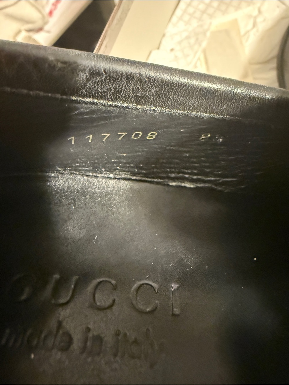 Gucci Black Leather Loafers with Gold Hardware - Picture 12 of 12